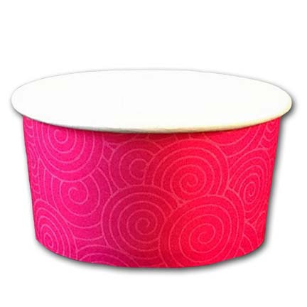 Best Selling FroYo and Ice Cream Cups Pink Swirl