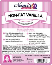 NANCI'S NON-FAT VANILLA BASE