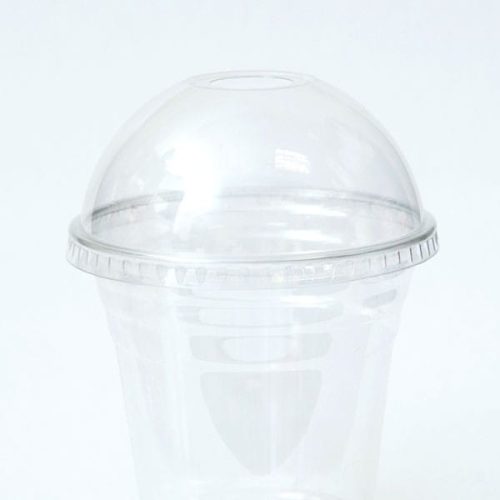 Plastic PET Drink Smoothie Dome Lid 98mm 2