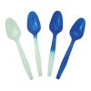 Plastic Spoon Curve Color Changing White to Blue