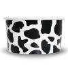 Yogurt Cups Cow Print