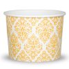 Yogurt Cups Elegant Gold 12oz