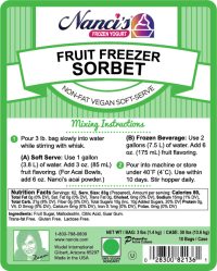 Fruit Freezer Sorbet