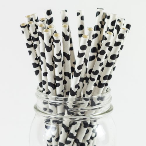 PaperStraws CowPrint