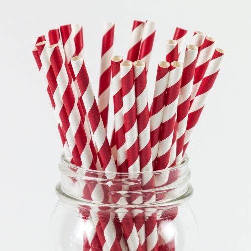 PaperStraws RedStriped