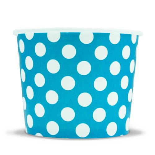 Blue Dot Polka Dot & Striped Cups