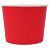 Eco-Friendly FroYo and Ice Cream Cups Red