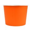 Eco-Friendly FroYo and Ice Cream Cups Orange
