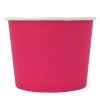 Eco-Friendly FroYo and Ice Cream Cups Pink
