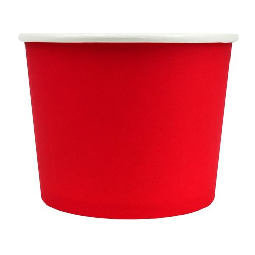 Eco-Friendly FroYo and Ice Cream Cups Red