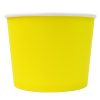 Eco-Friendly FroYo and Ice Cream Cups Yellow