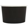 Eco-Friendly FroYo and Ice Cream Cups Black