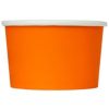 Eco-Friendly FroYo and Ice Cream Cups Orange