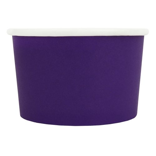 Eco-Friendly FroYo and Ice Cream Cups  Purple
