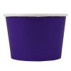 Eco-Friendly FroYo and Ice Cream Cups Purple