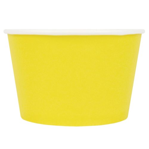 Eco-Friendly FroYo and Ice Cream Cups Yellow