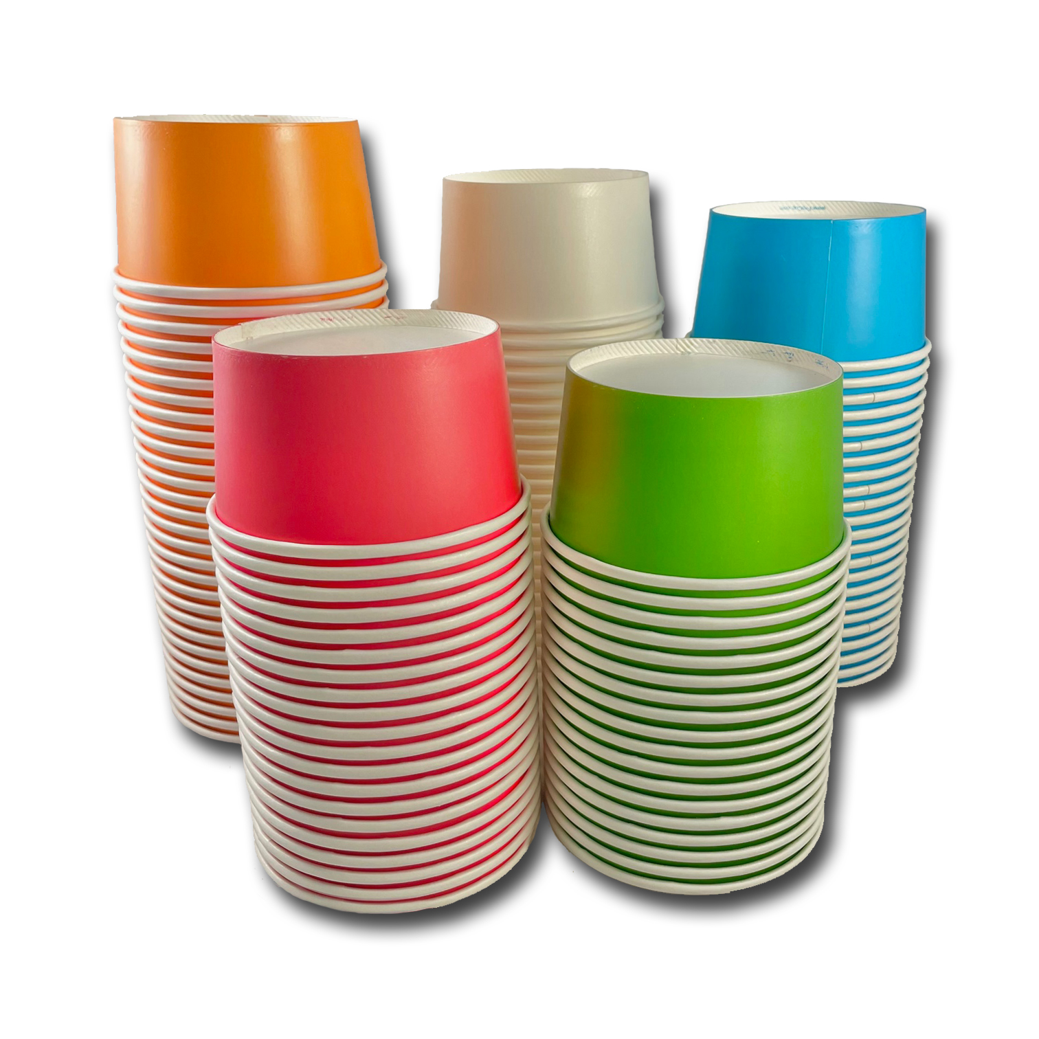 Take & Go Yogurt Cups, Colorful Set of 4