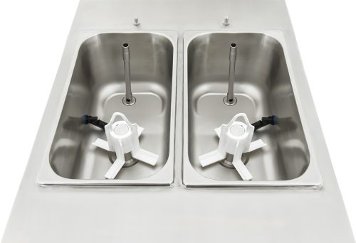 Slushy + Frozen Beverage - Spaceman 6695-CL - 220v Granita Two Flavor