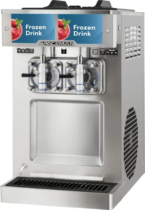 Slushy + Frozen Beverage - Spaceman 6695-CL - 220v Granita Two Flavor