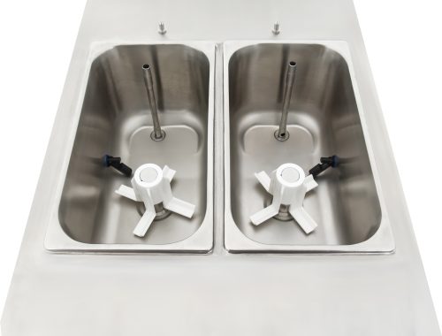 Slushy + Frozen Beverage - Spaceman 6795-CL - 220v Granita Two Flavor