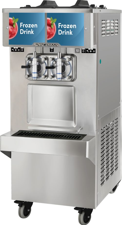 Slushy + Frozen Beverage - Spaceman 6795-CL - 220v Granita Two Flavor