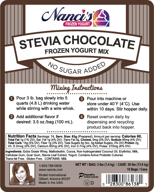 Chocolate Sugar Free Frozen Yogurt