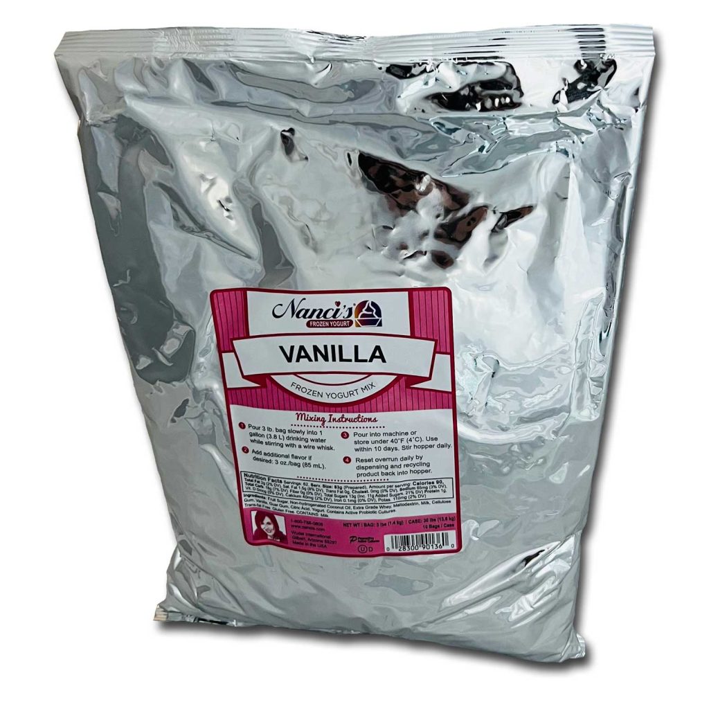 Vanilla Frozen Yogurt Mix 1 Nanci's Low Fat Mix FroCup
