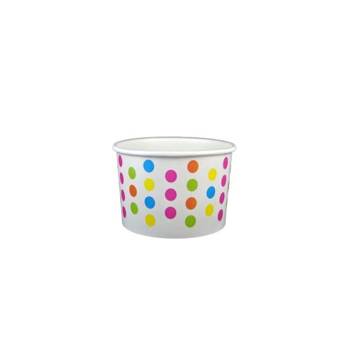 4 oz White Frozen Yogurt Cups - Frozen Dessert Supplies